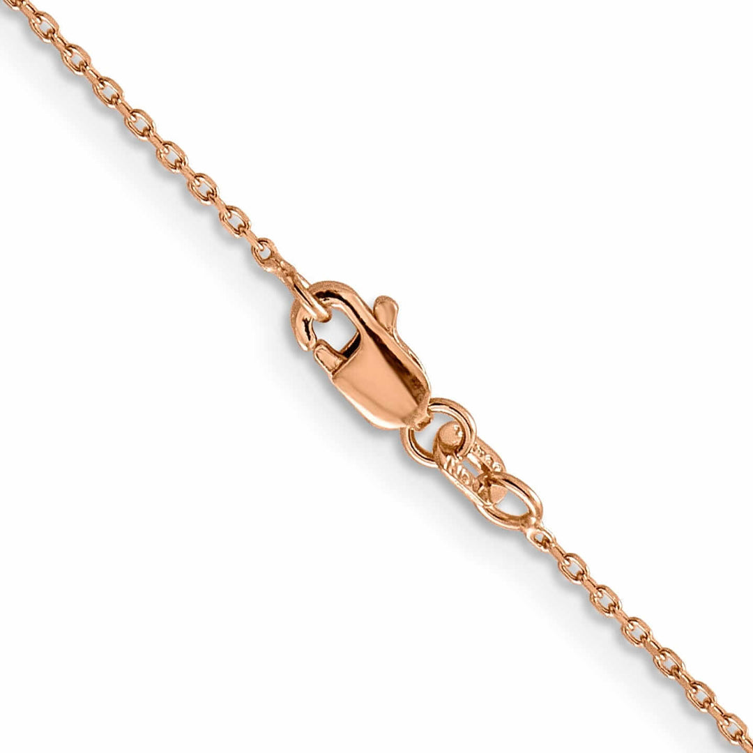 Lovely Rita's Chains 14k Rose Gold Cable Chain 1MM