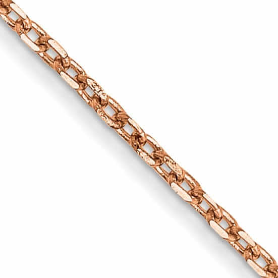 Lovely Rita's Chains 14k Rose Gold Cable Chain 1MM
