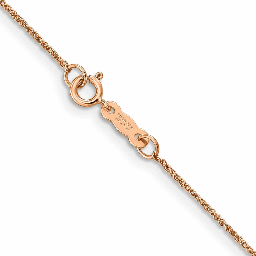 Lovely Rita's Chains 14K Rose Gold Polished 0.70mm Solid Ropa Chain