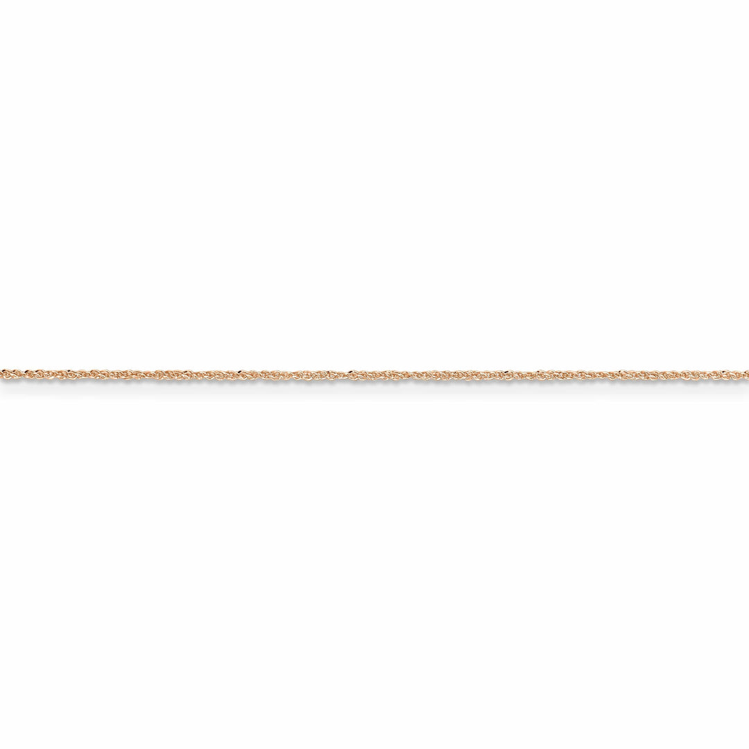 Lovely Rita's Chains 14K Rose Gold Polished 0.70mm Solid Ropa Chain