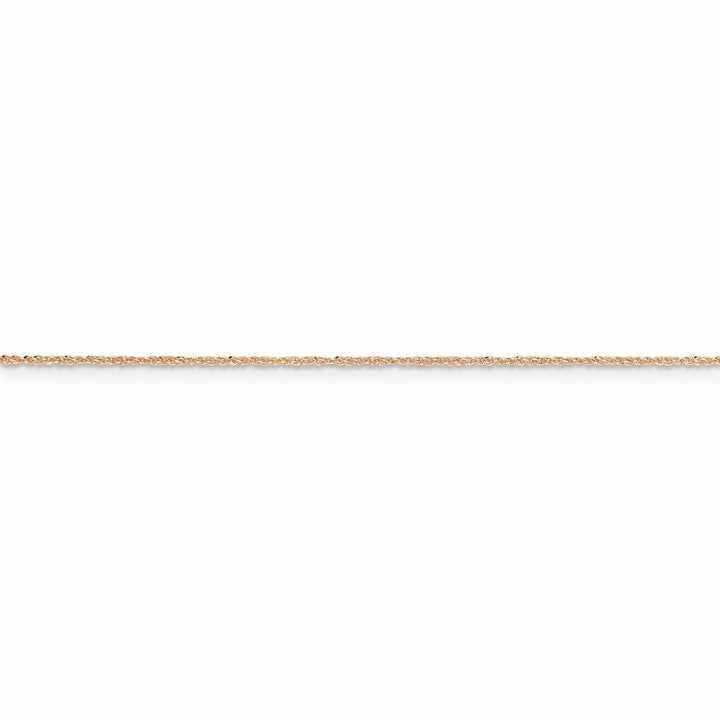 Lovely Rita's Chains 14K Rose Gold Polished 0.70mm Solid Ropa Chain