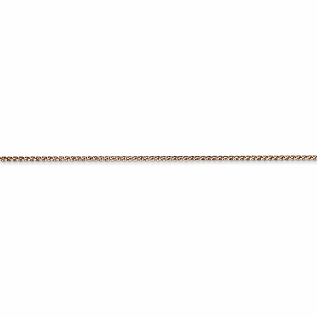 Lovely Rita's Chains 14k Rose Gold Polished 1.00mm D.C Spiga Chain