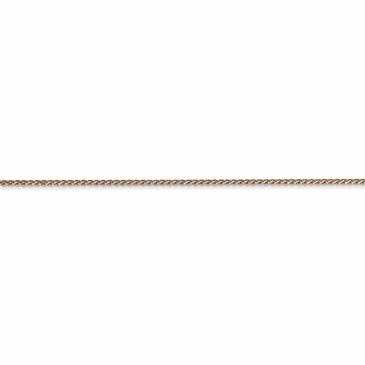 Lovely Rita's Chains 14k Rose Gold Polished 1.00mm D.C Spiga Chain