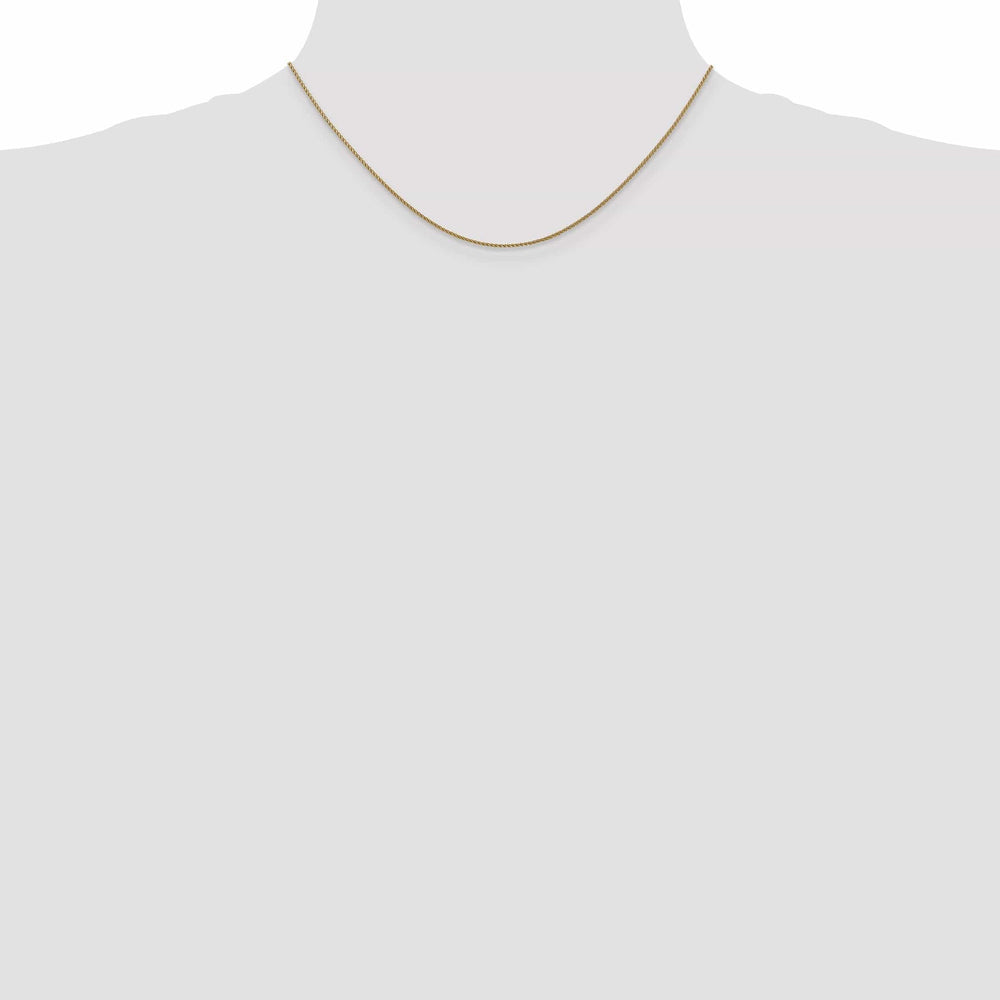 Lovely Rita's Chains 14k Rose Gold Polished 1.00mm D.C Spiga Chain