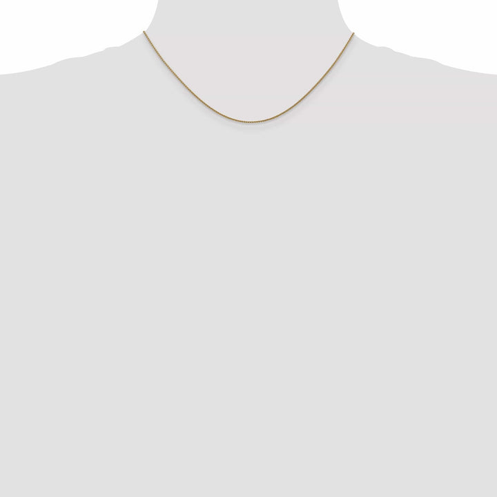 Lovely Rita's Chains 14k Rose Gold Polished 1.00mm D.C Spiga Chain