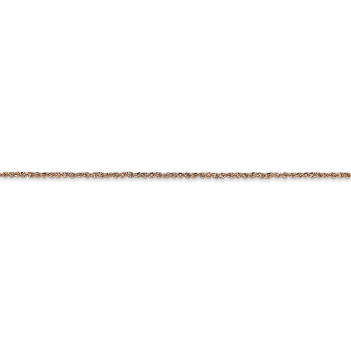 Lovely Rita's Chains 14K Rose Gold Polished 1.10mm Solid Ropa Chain