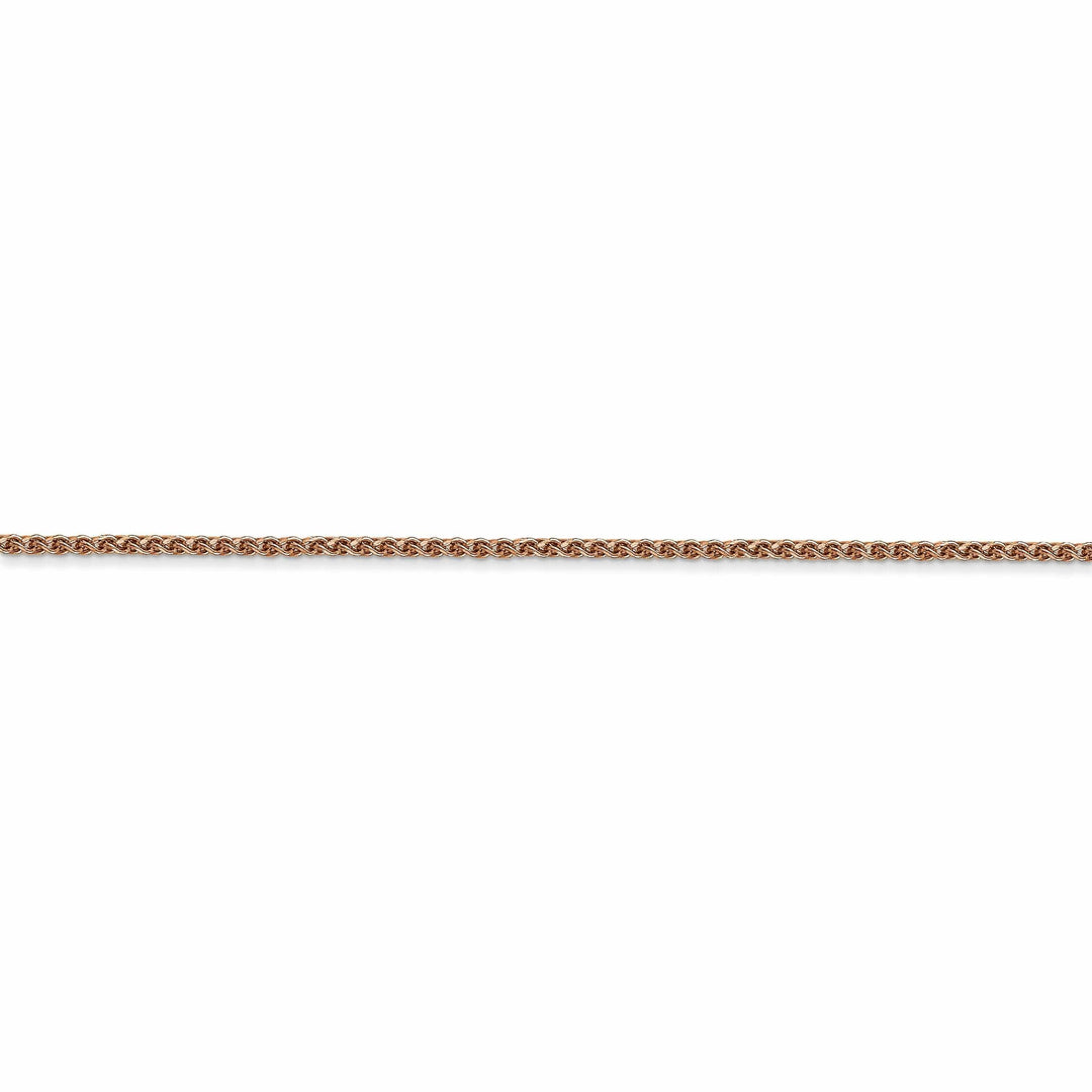 Lovely Rita's Chains 14k Rose Gold Polished 1.20mm D.C Spiga Chain