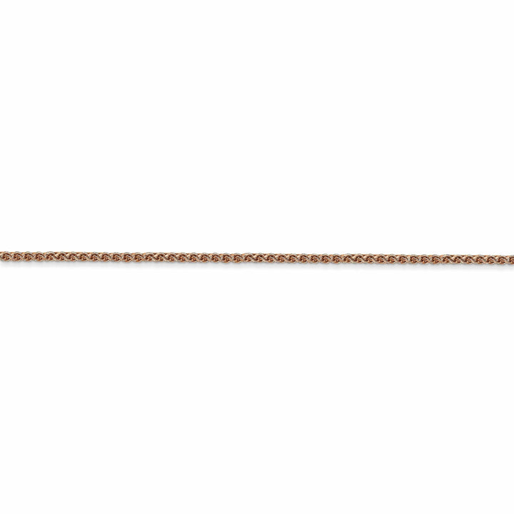 Lovely Rita's Chains 14k Rose Gold Polished 1.20mm D.C Spiga Chain