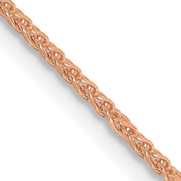 Lovely Rita's Chains 14k Rose Gold Polished 1.20mm D.C Spiga Chain