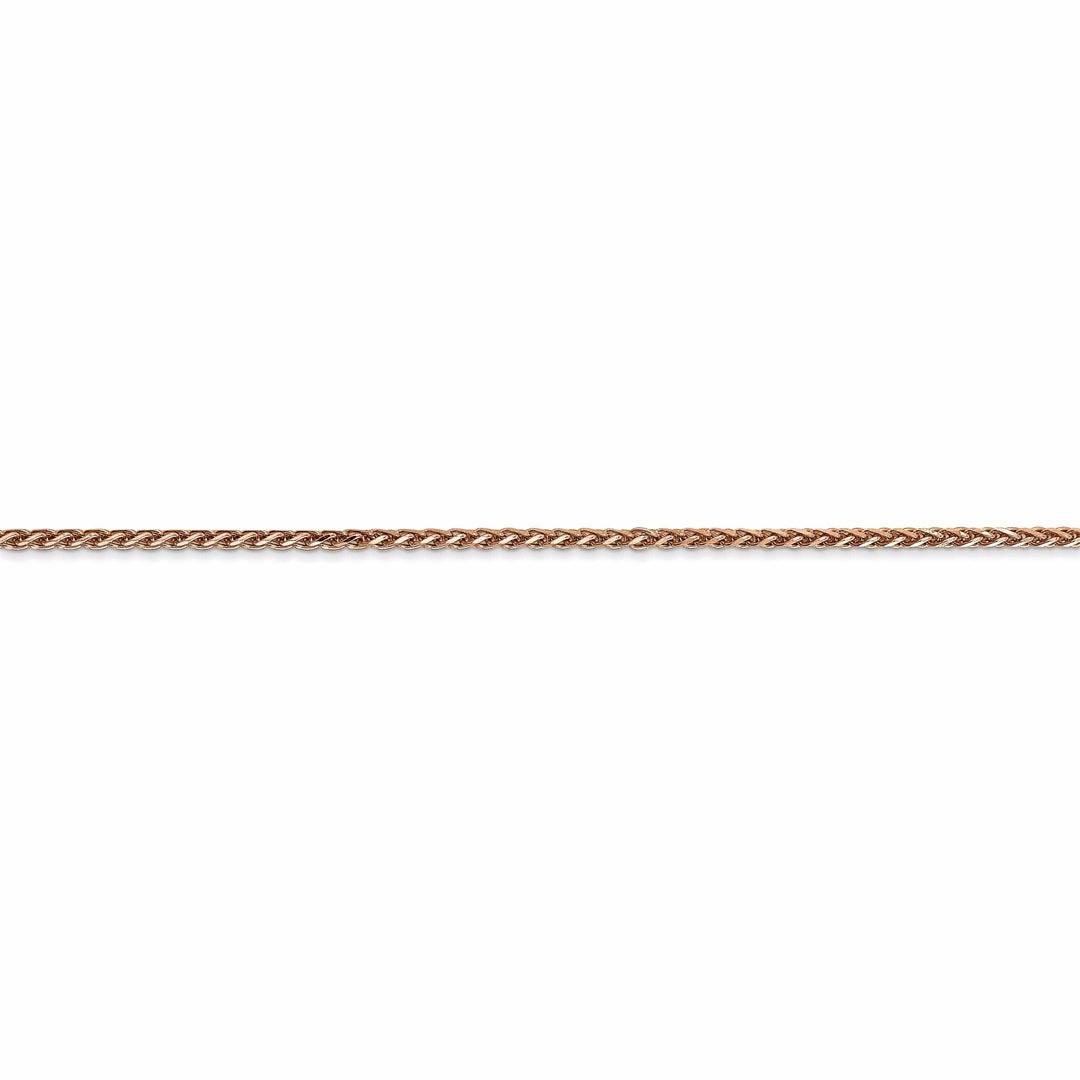 Lovely Rita's Chains 14k Rose Gold Polished 1.40mm D.C Spiga Chain