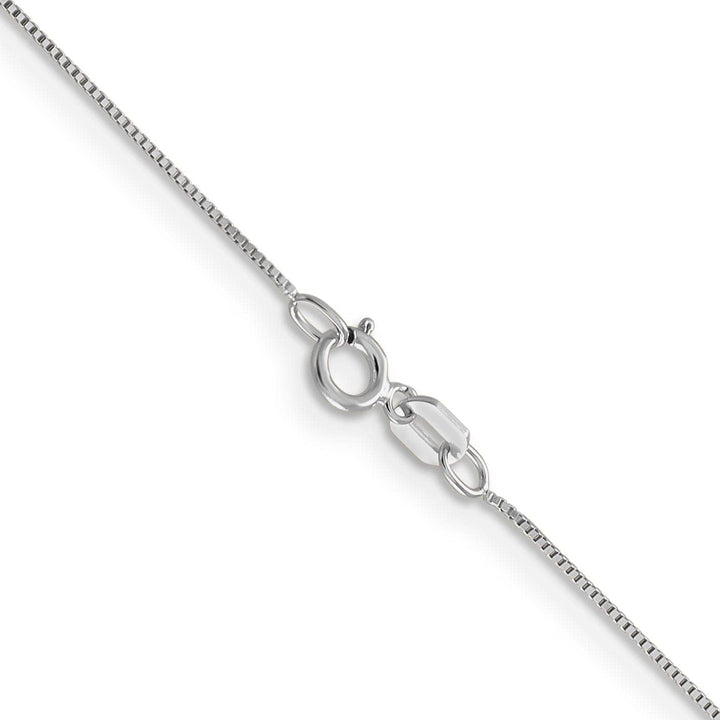 Lovely Rita's Chains 14k White Gold 0.50mm Polished Solid Box Chain