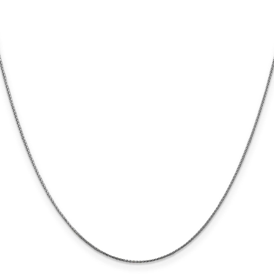 Lovely Rita's Chains 14k White Gold 0.65mm D.C Spiga Pendant Chain