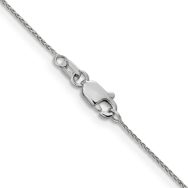 Lovely Rita's Chains 14k White Gold 0.65mm D.C Spiga Pendant Chain
