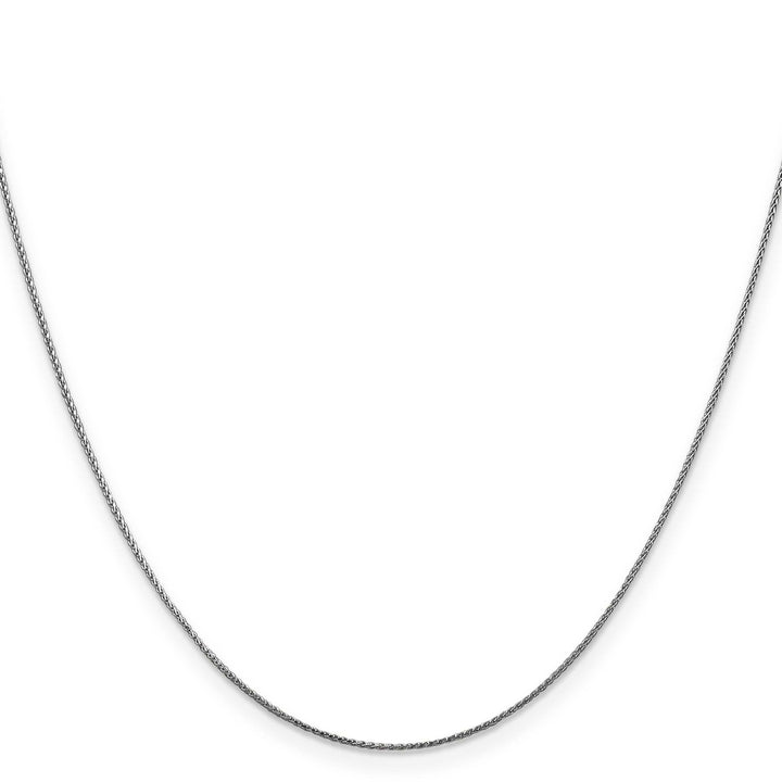 Lovely Rita's Chains 14k White Gold 0.65mm D.C Spiga Pendant Chain
