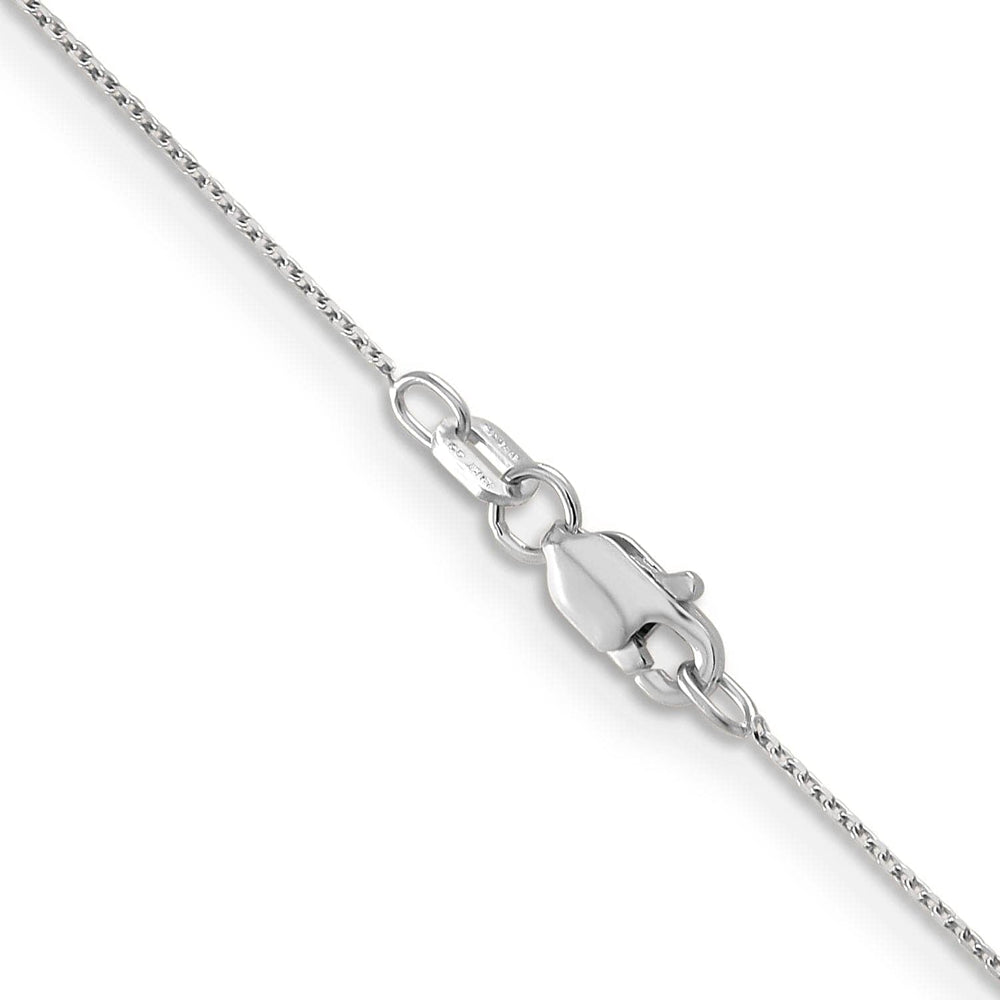 Lovely Rita's Chains 14k White Gold 0.65mm Round Link Cable Chain