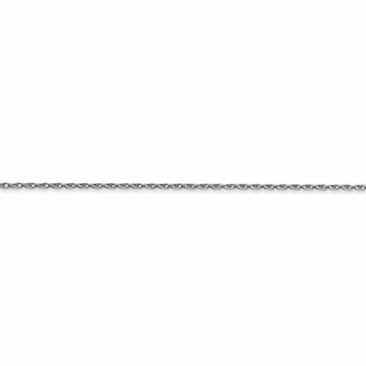 Lovely Rita's Chains 14k White Gold 0.70mm Carded Cable Rope Chain