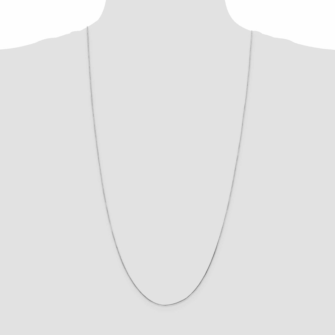 Lovely Rita's Chains 14k White Gold 0.70mm Octagonal Snake Chain