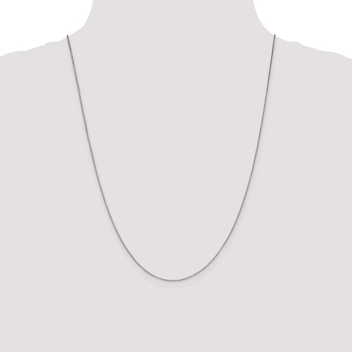 Lovely Rita's Chains 14k White Gold 0.70mm Polished Solid Box Chain