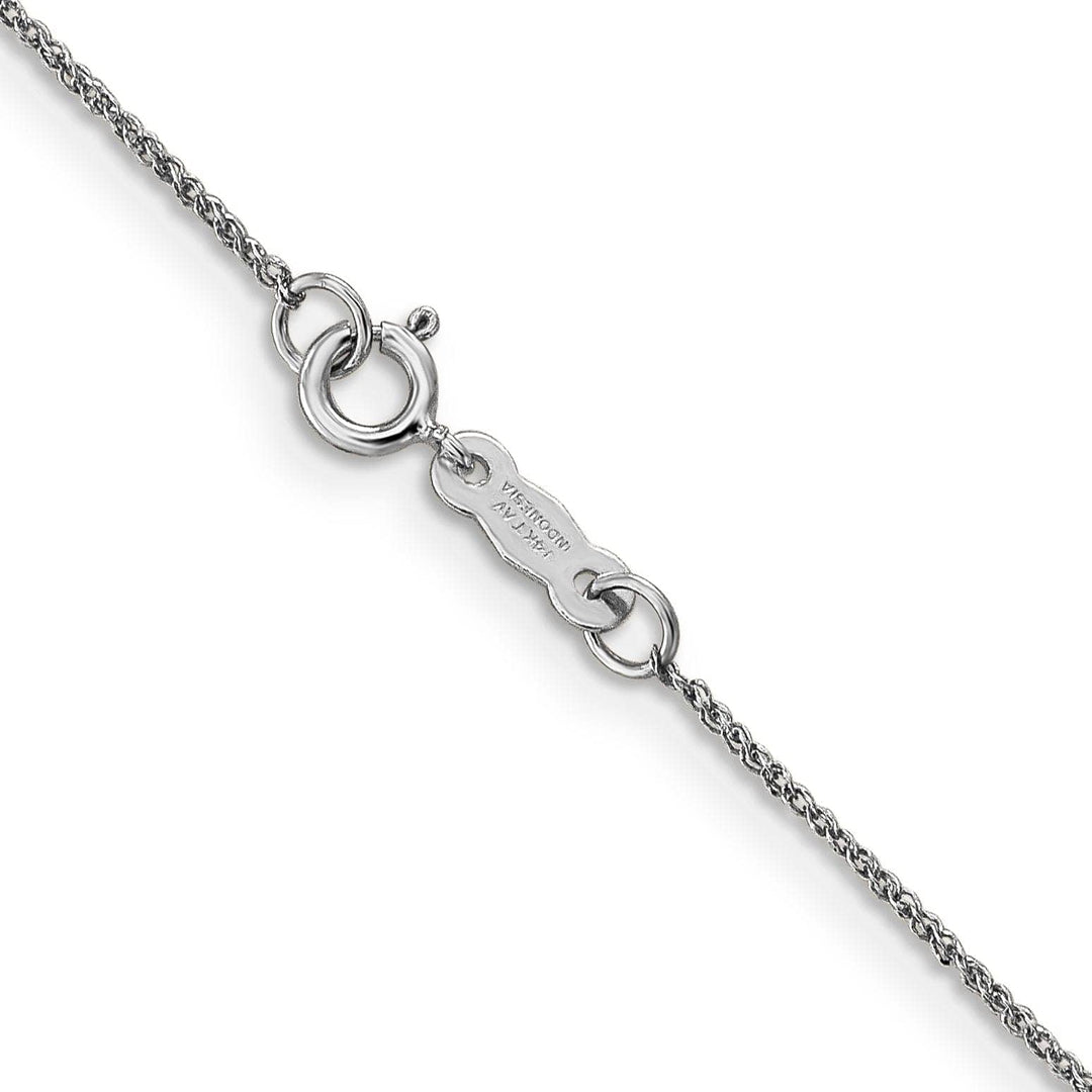 Lovely Rita's Chains 14K White Gold 0.70mm Polished Solid Ropa Chain