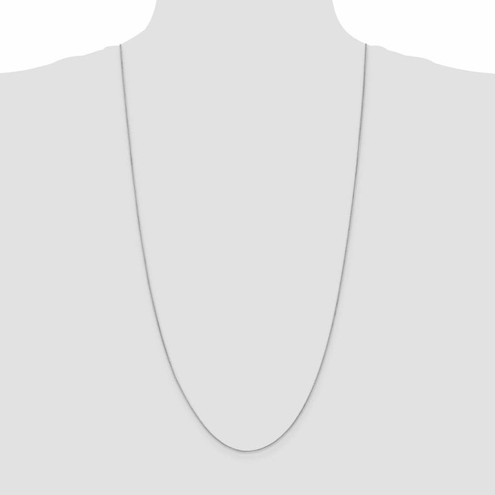 Lovely Rita's Chains 14k White Gold 0.80mm Spiga Pendant Chain