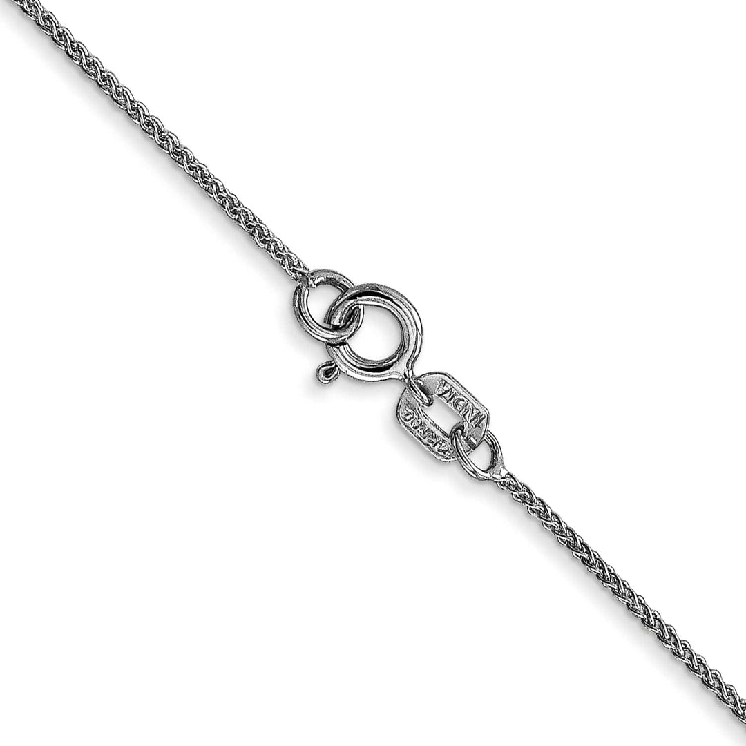 Lovely Rita's Chains 14k White Gold 0.80mm Spiga Pendant Chain