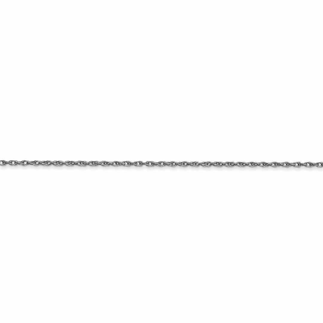 Lovely Rita's Chains 14K White Gold 0.95mm Carded Cable Rope Chain