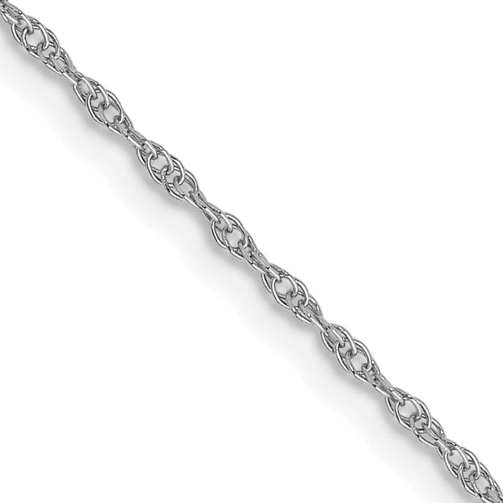 Lovely Rita's Chains 14K White Gold 0.95mm Carded Cable Rope Chain