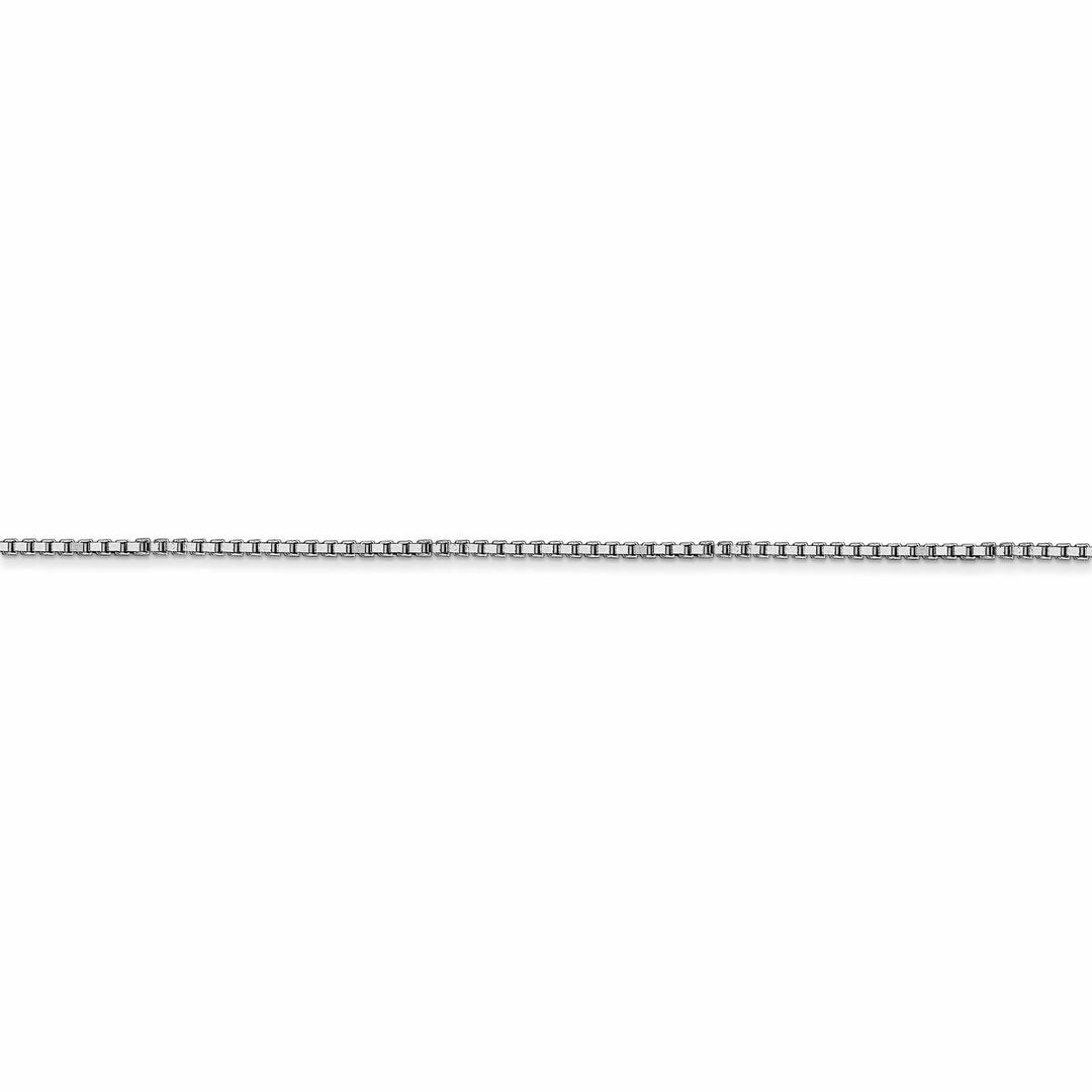 Lovely Rita's Chains 14k White Gold 0.95mm Polished Solid Box Chain