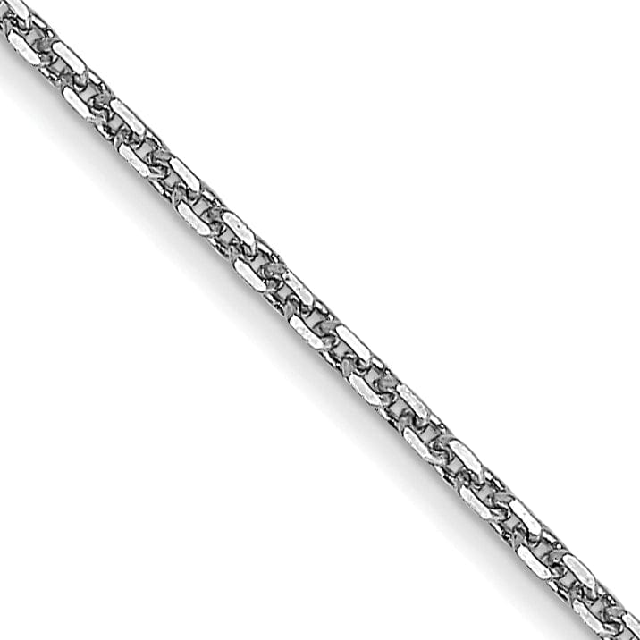 Lovely Rita's Chains 14k White Gold 0.95mm Solid D.C Cable Chain