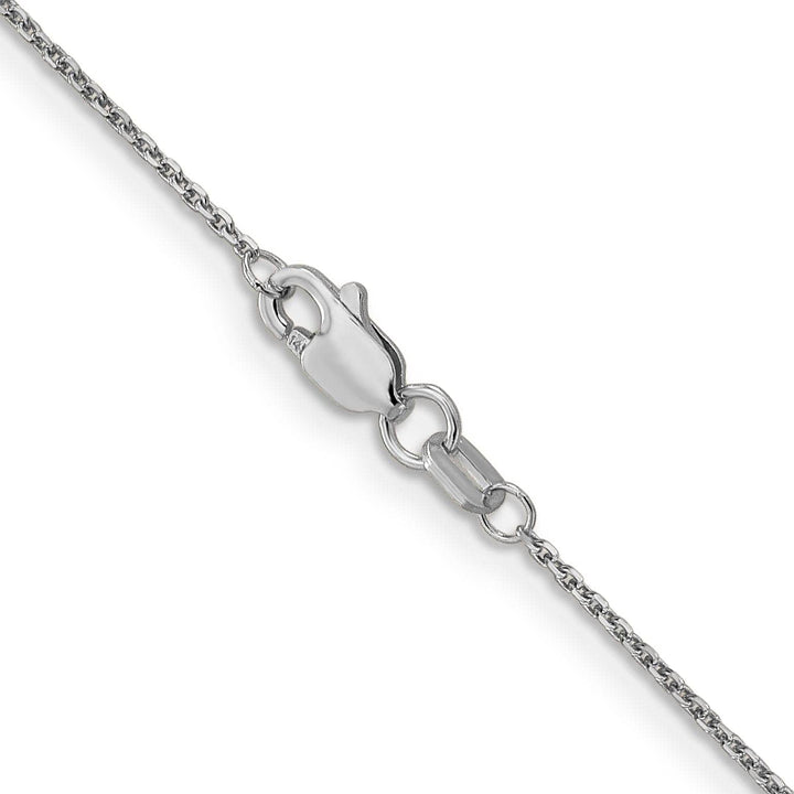 Lovely Rita's Chains 14k White Gold 0.95mm Solid D.C Cable Chain