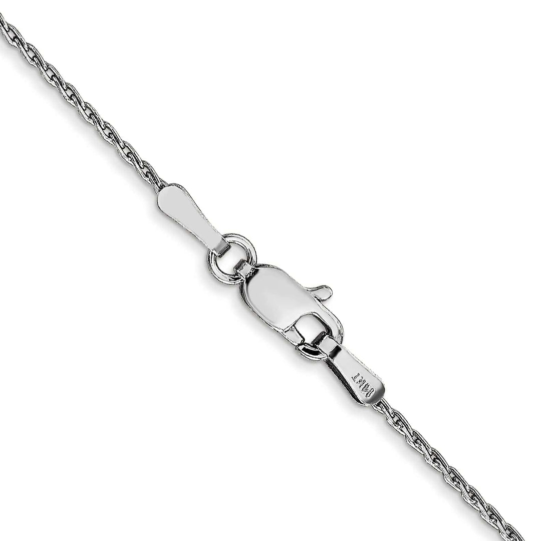 Lovely Rita's Chains 14K White Gold 1.00m Round Parisian Wheat Chain