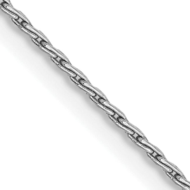 Lovely Rita's Chains 14K White Gold 1.00m Round Parisian Wheat Chain