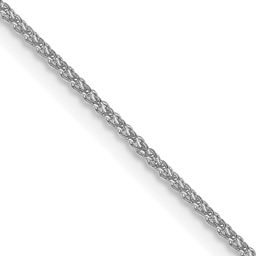 Lovely Rita's Chains 14k White Gold 1.00mm Solid Spiga Chain
