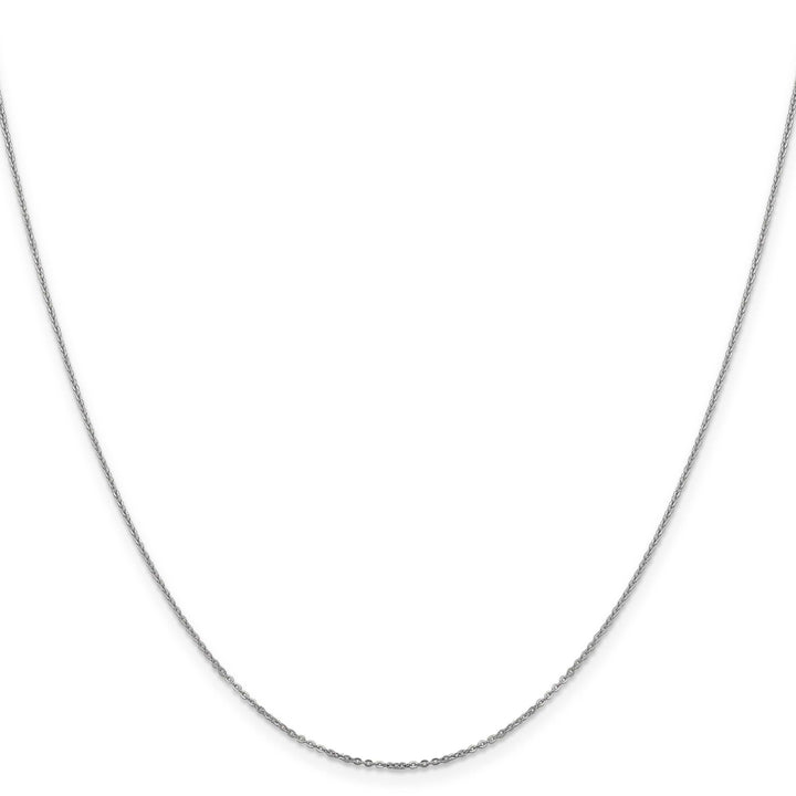 Lovely Rita's Chains 14K White Gold 1.1 mm Flat Cable Chain