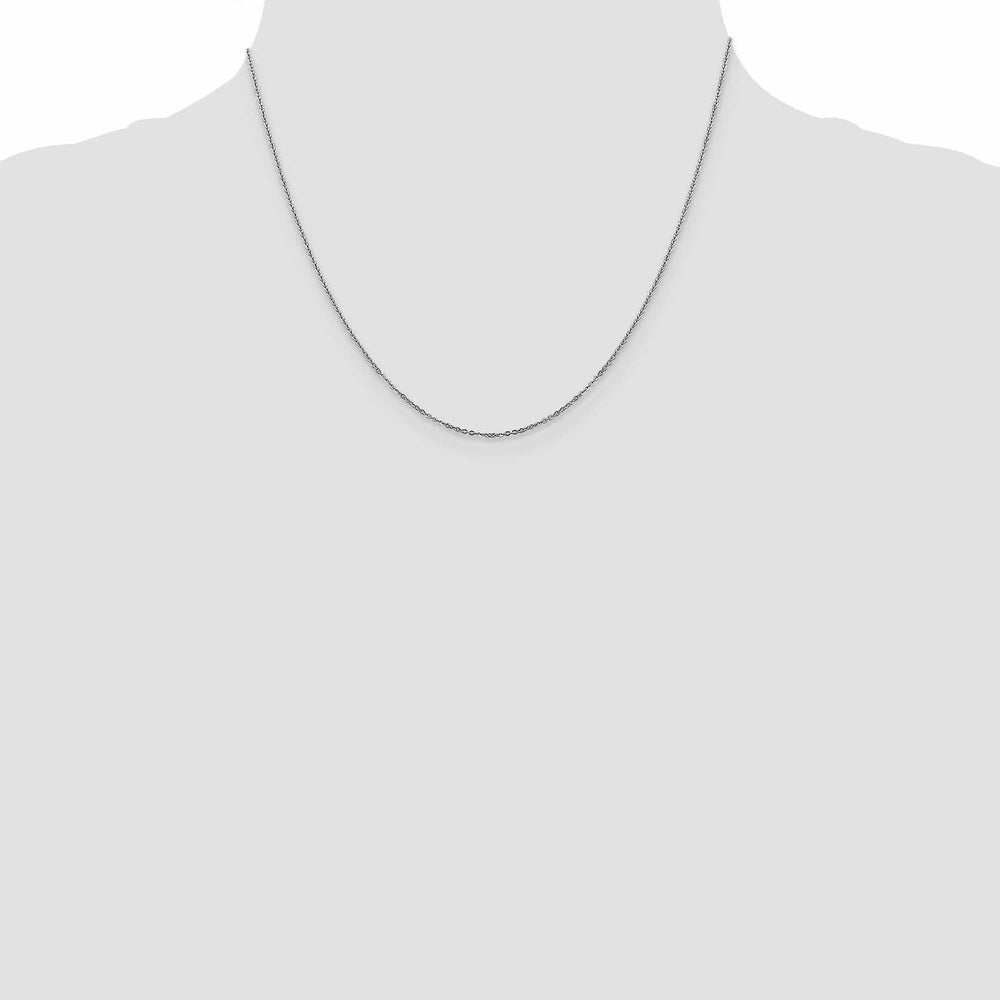 Lovely Rita's Chains 14K White Gold 1.1 mm Flat Cable Chain