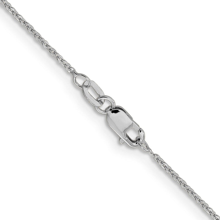 Lovely Rita's Chains 14K White Gold 1.1 mm Flat Cable Chain