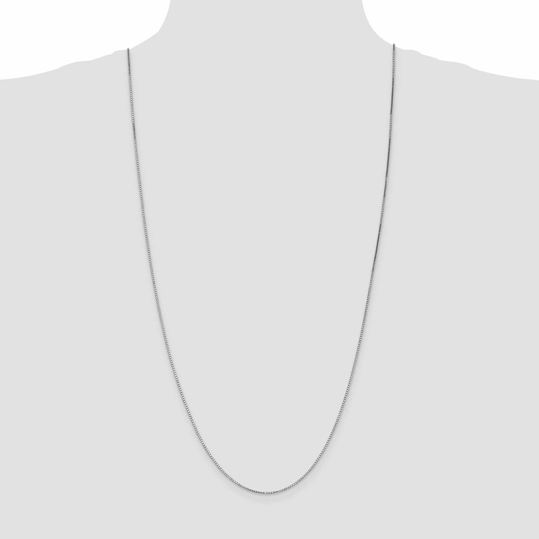 Lovely Rita's Chains 14k White Gold 1.10mm Polished Solid Box Chain