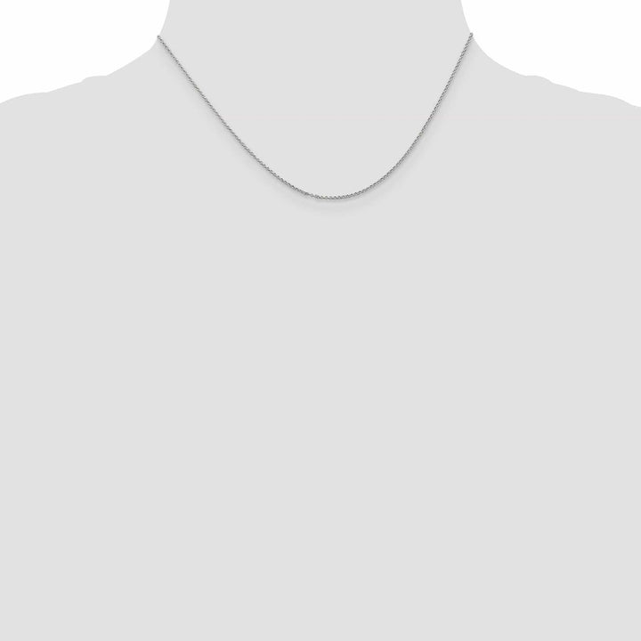 Lovely Rita's Chains 14k White Gold 1.15 mm Rolo Pendant Chain