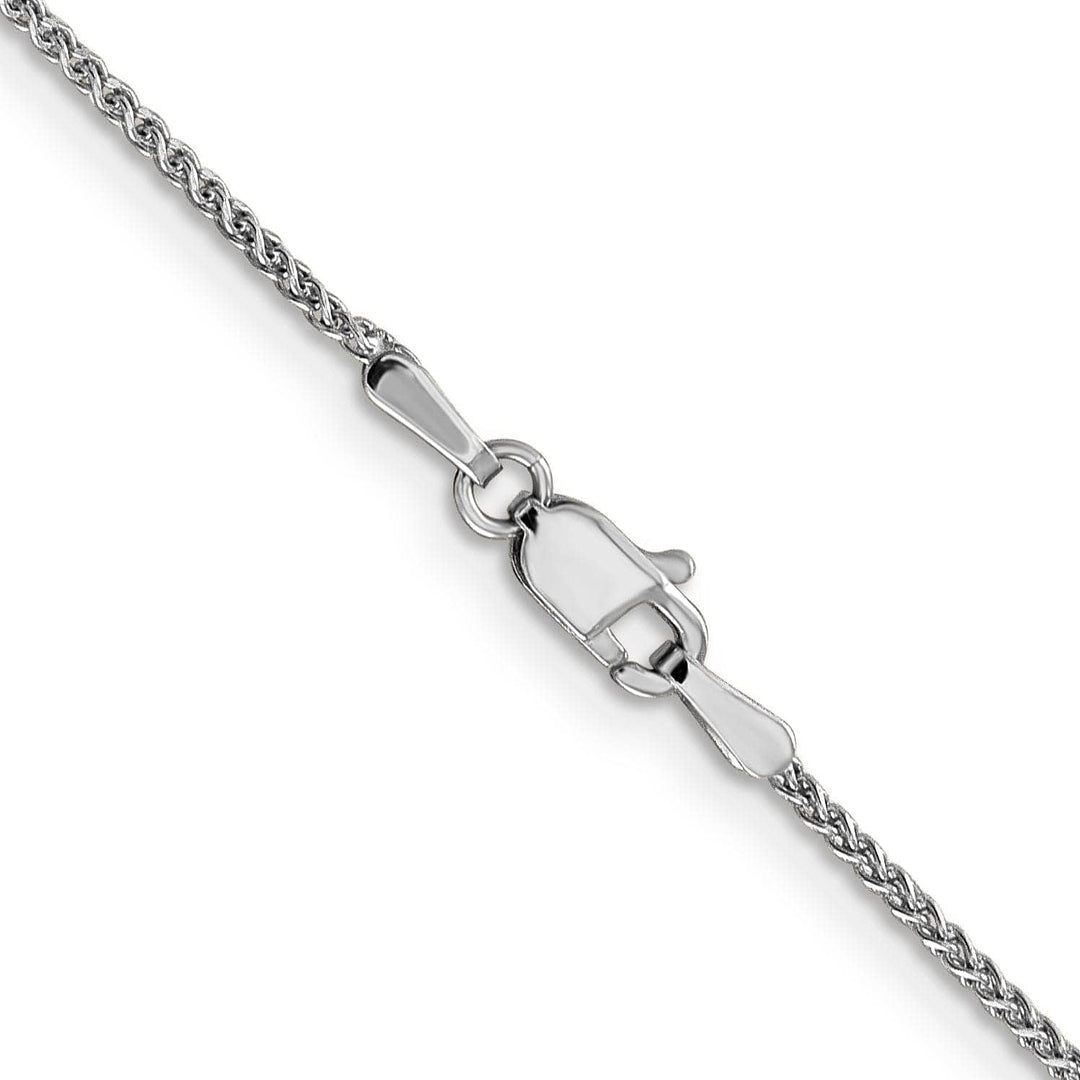 Lovely Rita's Chains 14k White Gold 1.20mm Diamond Cut Spiga Chain