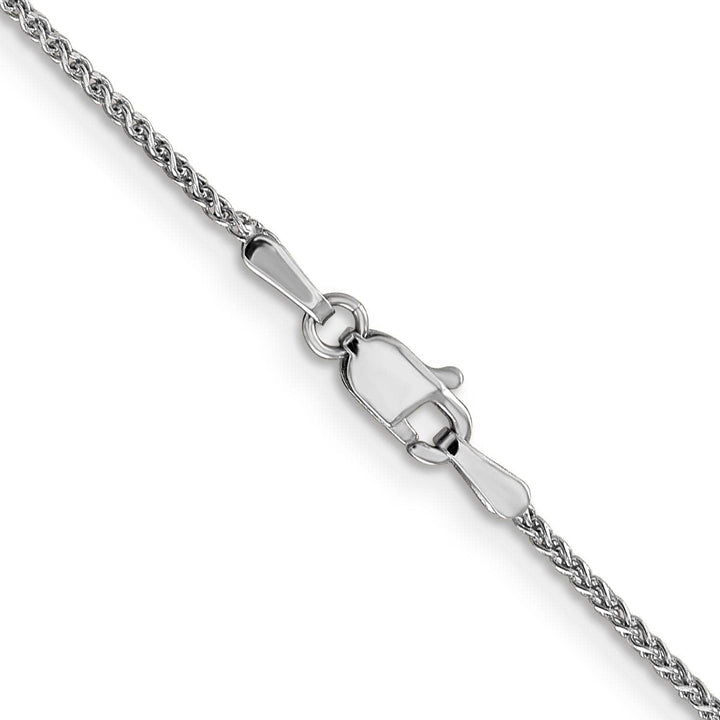 Lovely Rita's Chains 14k White Gold 1.20mm Diamond Cut Spiga Chain