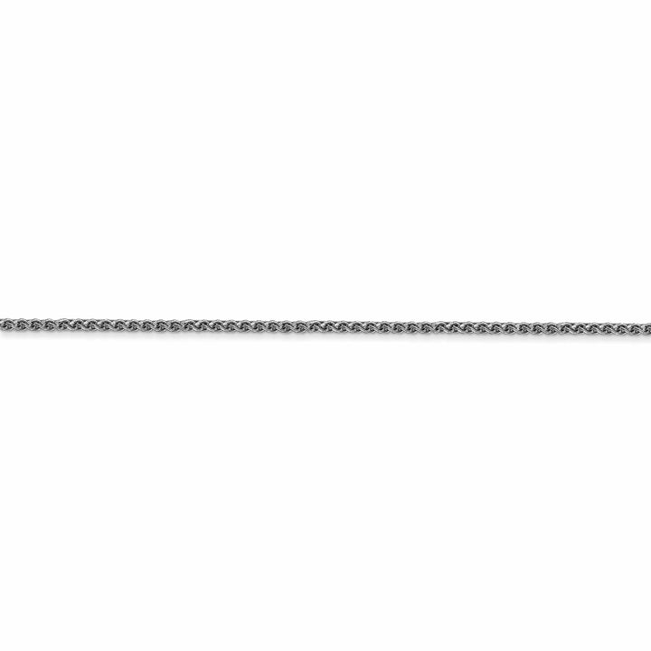 Lovely Rita's Chains 14k White Gold 1.20mm Diamond Cut Spiga Chain