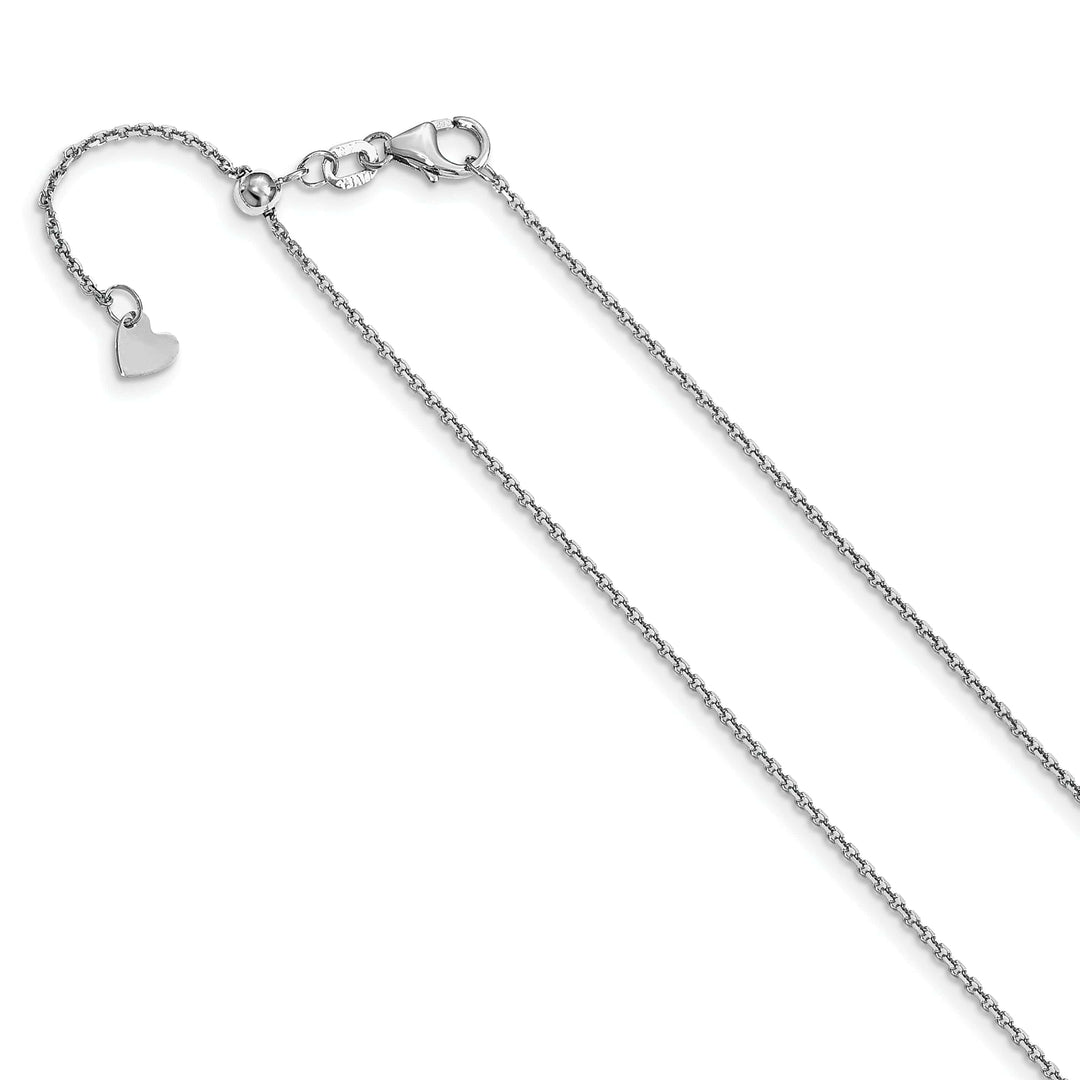 Lovely Rita's Chains 14K White Gold 1.25 m Adjustable DC Cable Chain