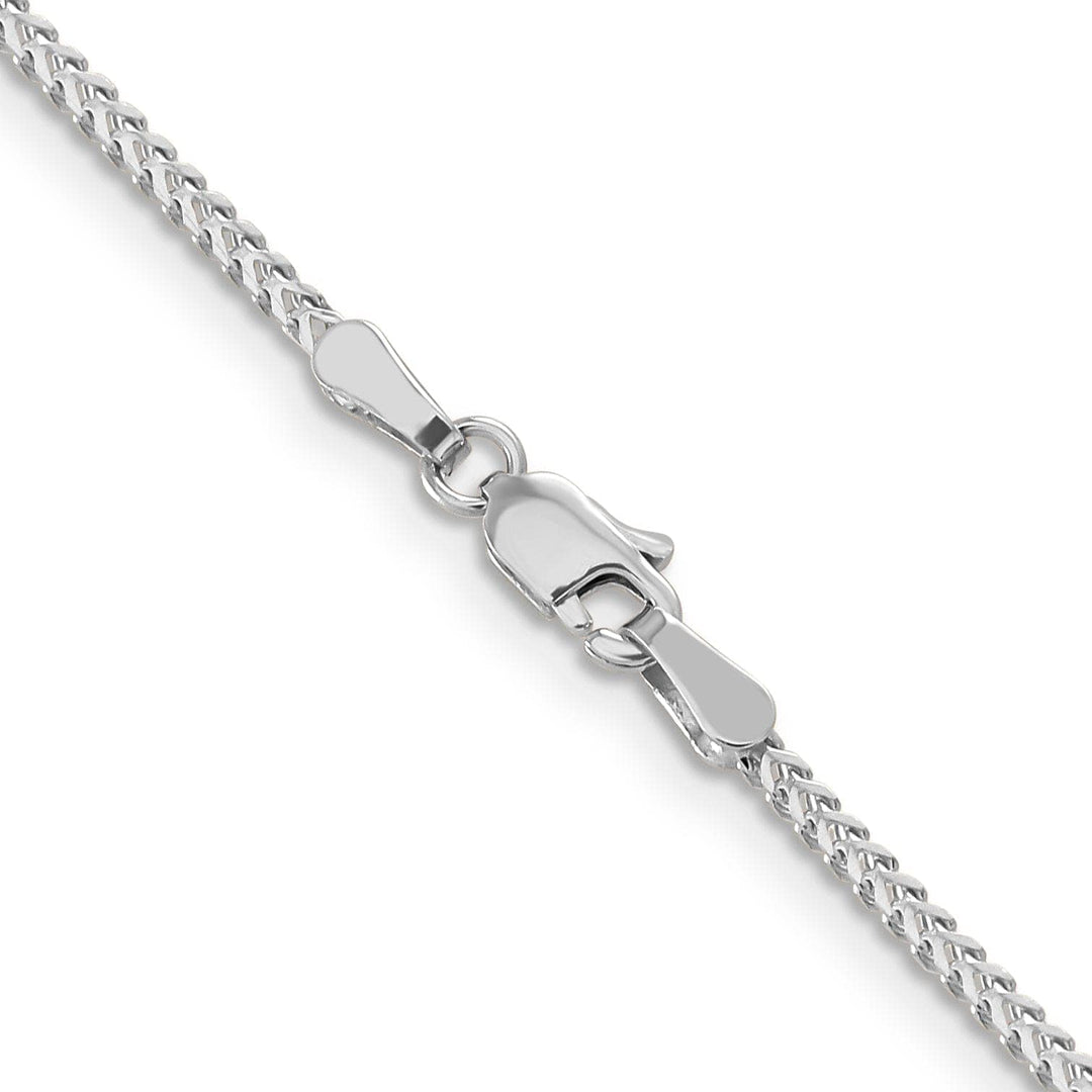 Lovely Rita's Chains 14K White Gold 1.25 mm Franco Chain