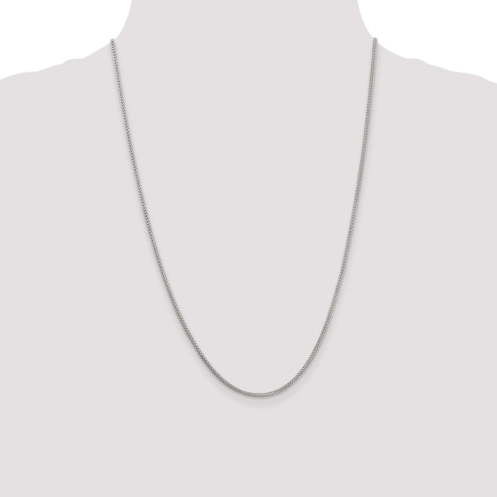 Lovely Rita's Chains 14K White Gold 1.25 mm Franco Chain