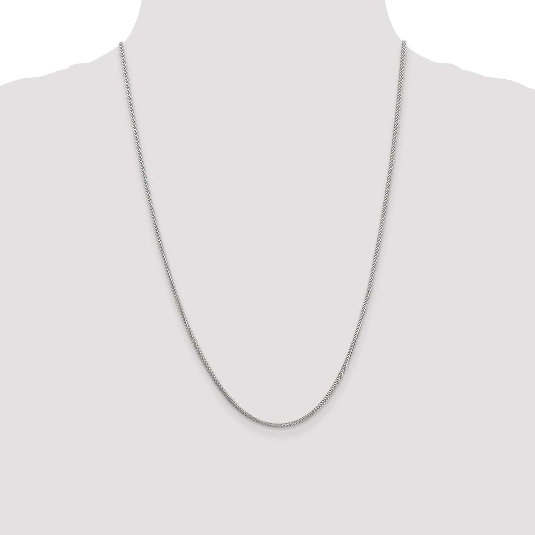 Lovely Rita's Chains 14K White Gold 1.25 mm Franco Chain