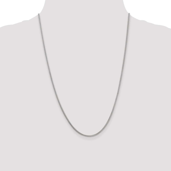 Lovely Rita's Chains 14K White Gold 1.25 mm Franco Chain