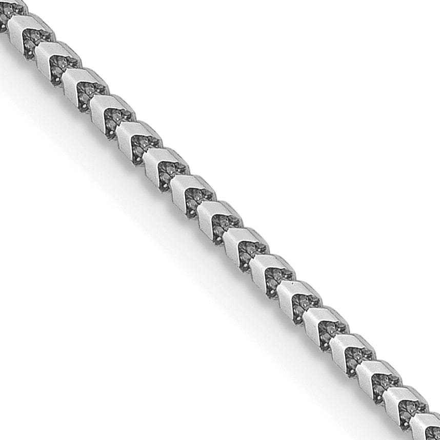 Lovely Rita's Chains 14K White Gold 1.25 mm Franco Chain
