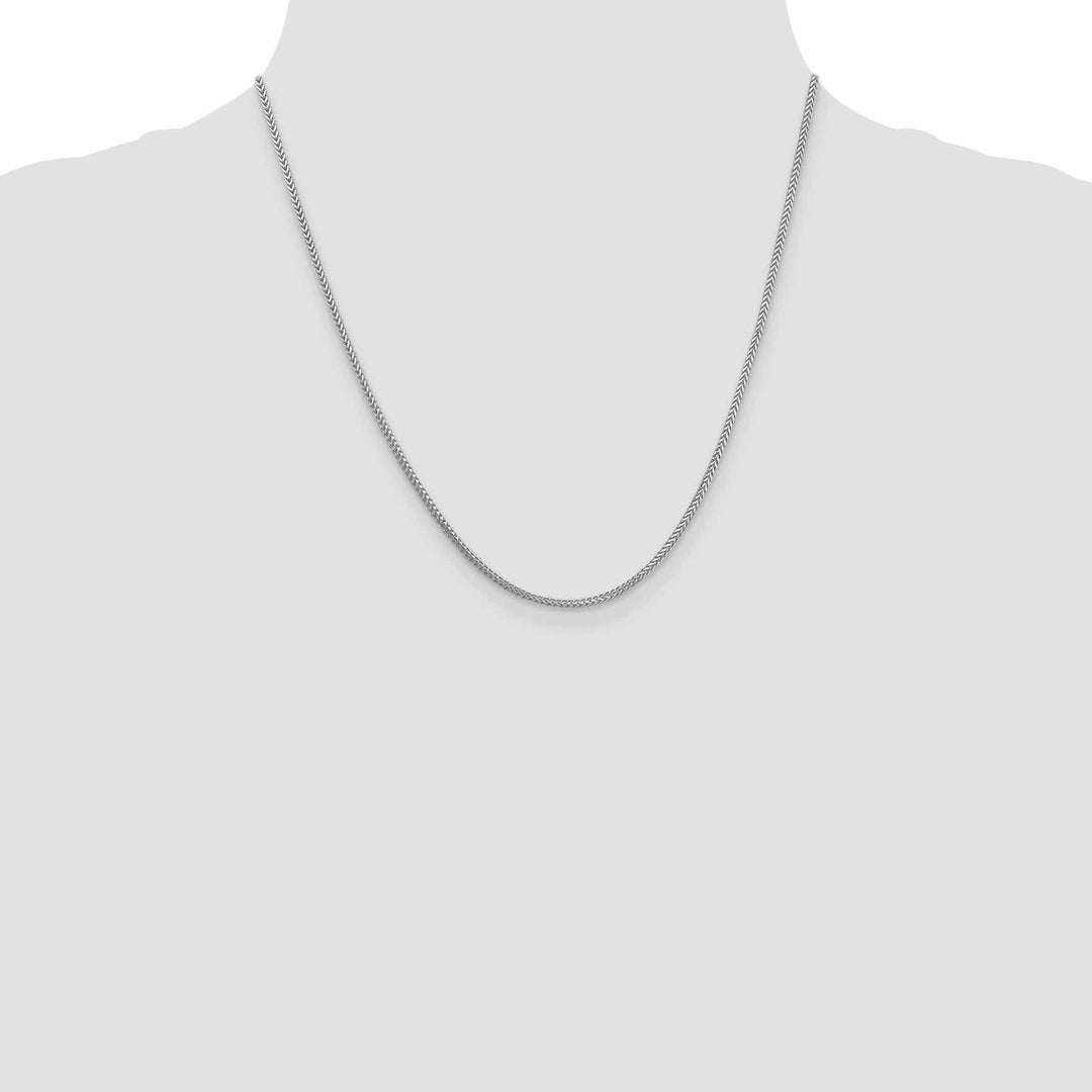Lovely Rita's Chains 14K White Gold 1.25 mm Franco Chain