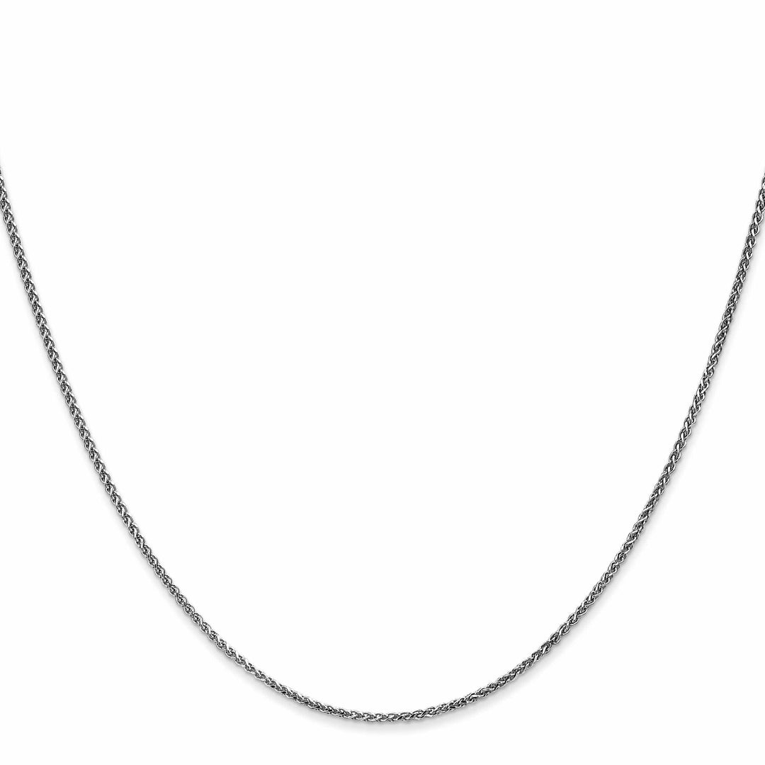 Lovely Rita's Chains 14k White Gold 1.2mm Solid D.C Spiga Chain