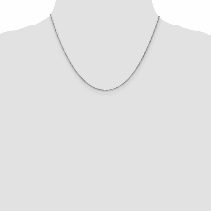 Lovely Rita's Chains 14K White Gold 1.2mm Spiga Wheat Chain